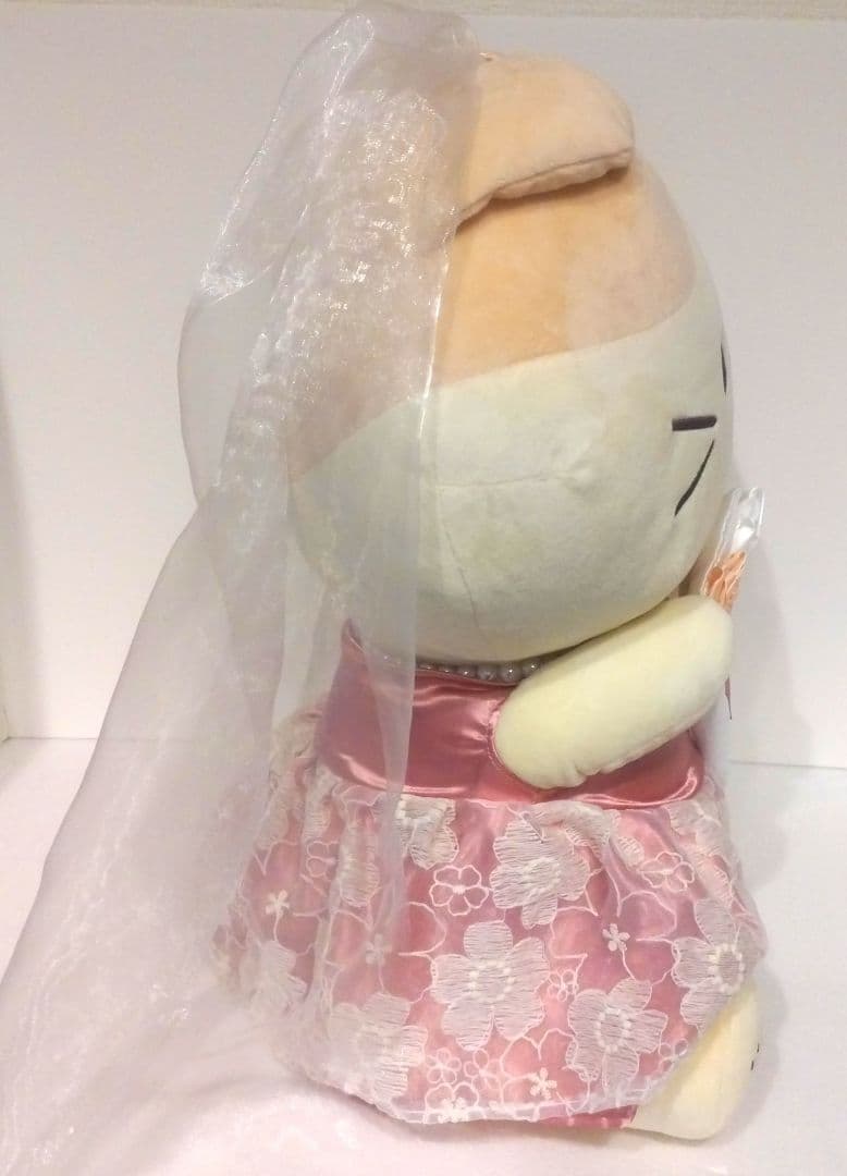 ふくふくにゃんこ ビッグ ブライダル ぬいぐるみ スコア 特大 ウェディング 猫
