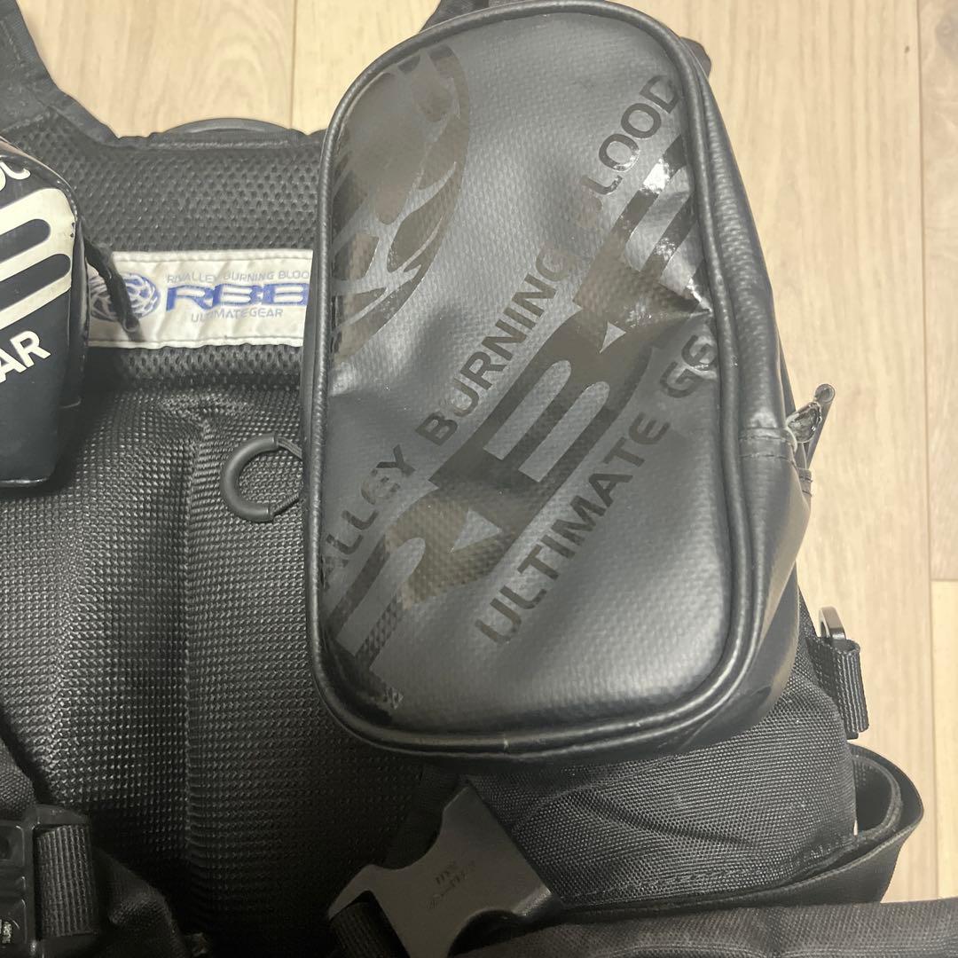 RBB ブラック フィッシングベスト