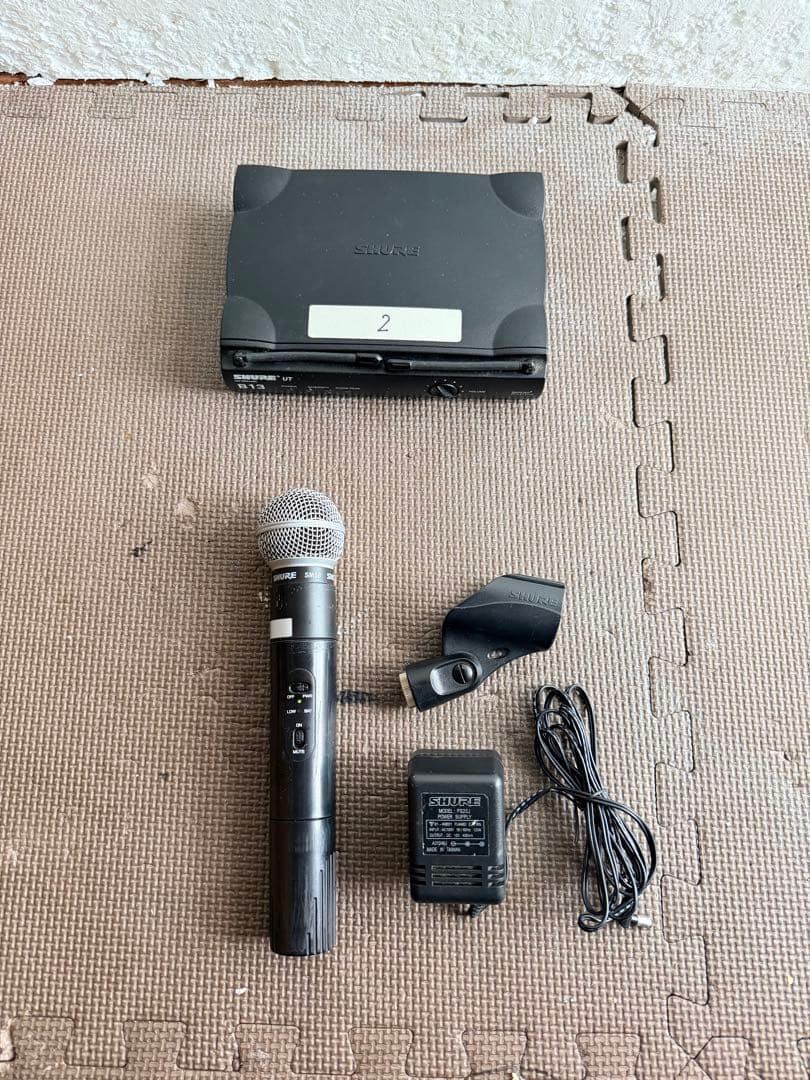 Shure ut4/ut2-Sm58 マイク、動作確認済み、usa 製。