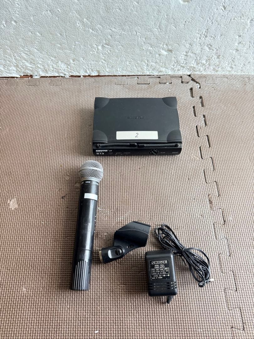 Shure ut4/ut2-Sm58 マイク、動作確認済み、usa 製。