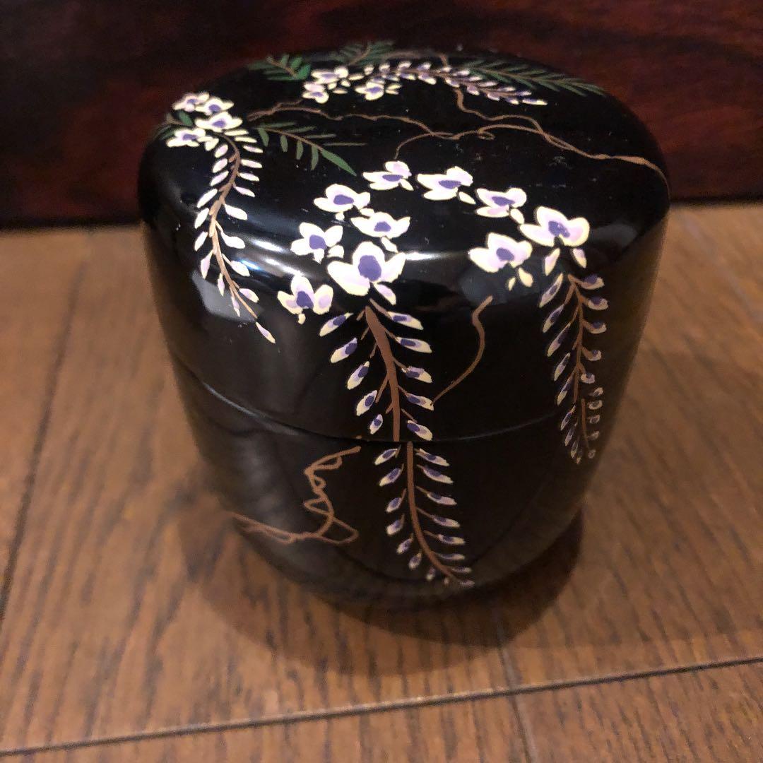 茶道具 なつめ 藤蒔絵 新品未使用
