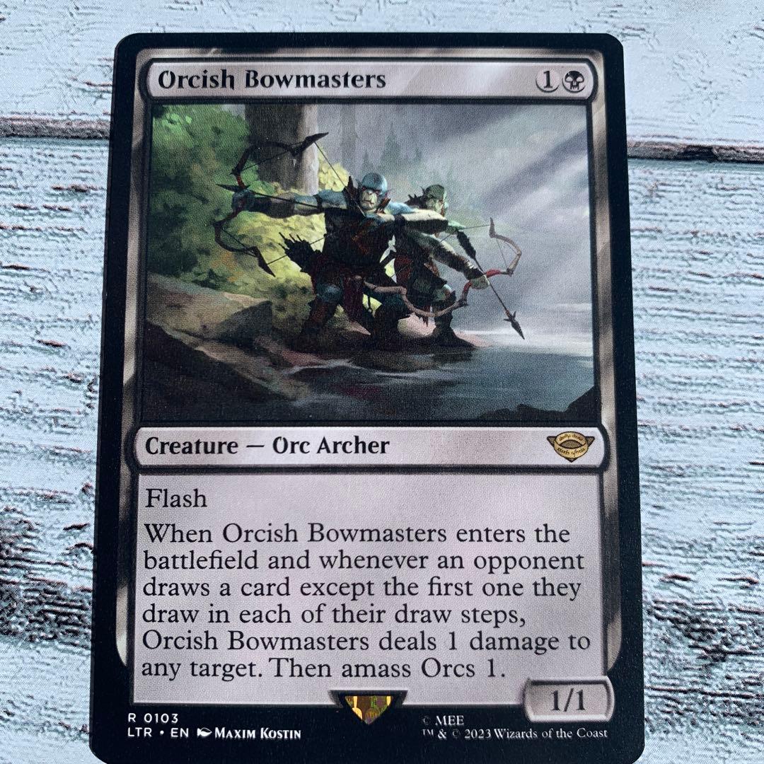Orcish Bowmasters オークの弓使い英4 トークン付き引退品