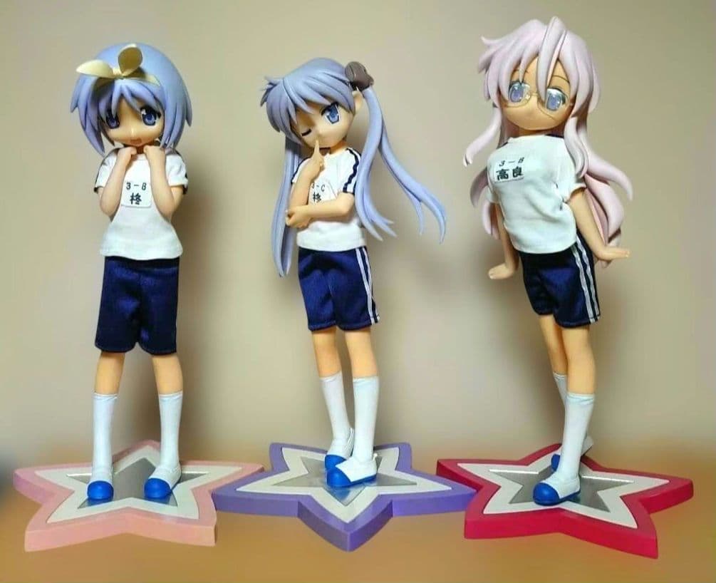 フリーイング らき☆すた 柊かがみ 柊つかさ 高良みゆき 1/4 フィギュア