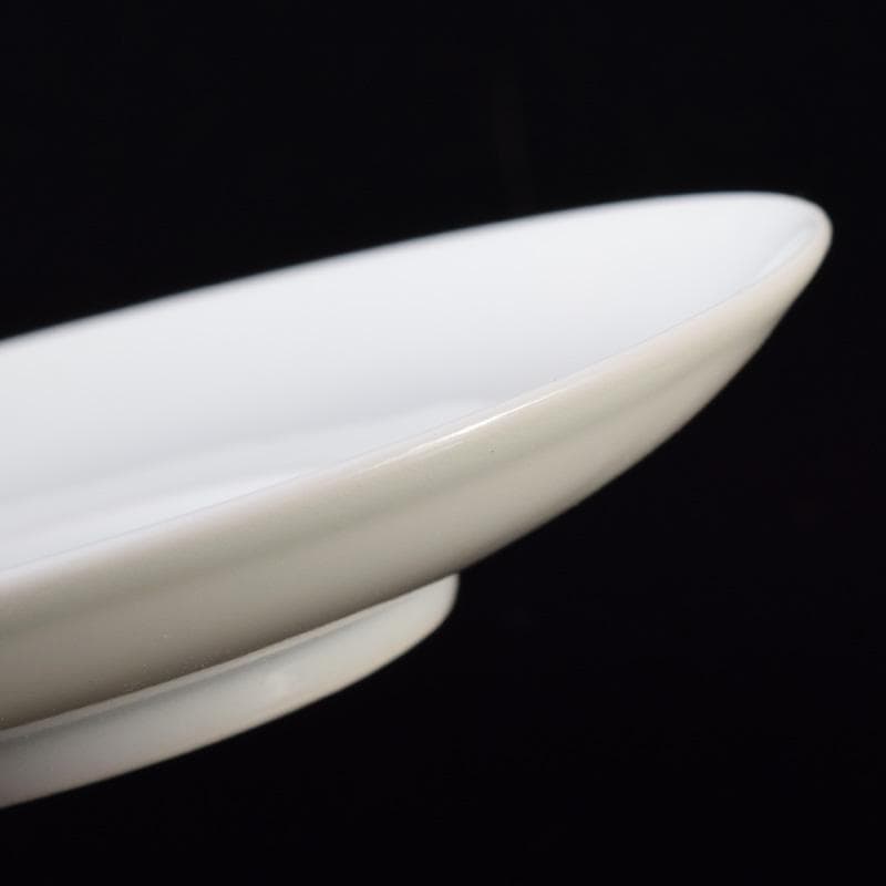 和食器　京焼　御室焼　北村和善作　白磁　吸茶碗　十二客　共布共箱　C　7485