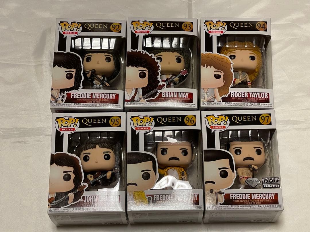 Queen ファンコ　フィギュア6体セット　Queen Funko