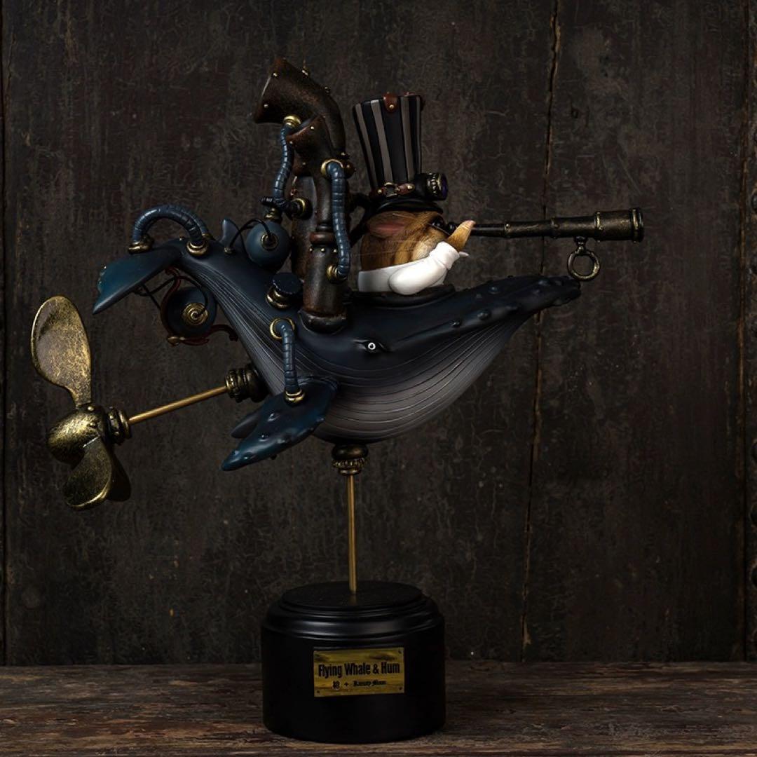 デザイナーズトイ 鎌田光司 鯨& ハムスター   実色版 トレトイフィギュア