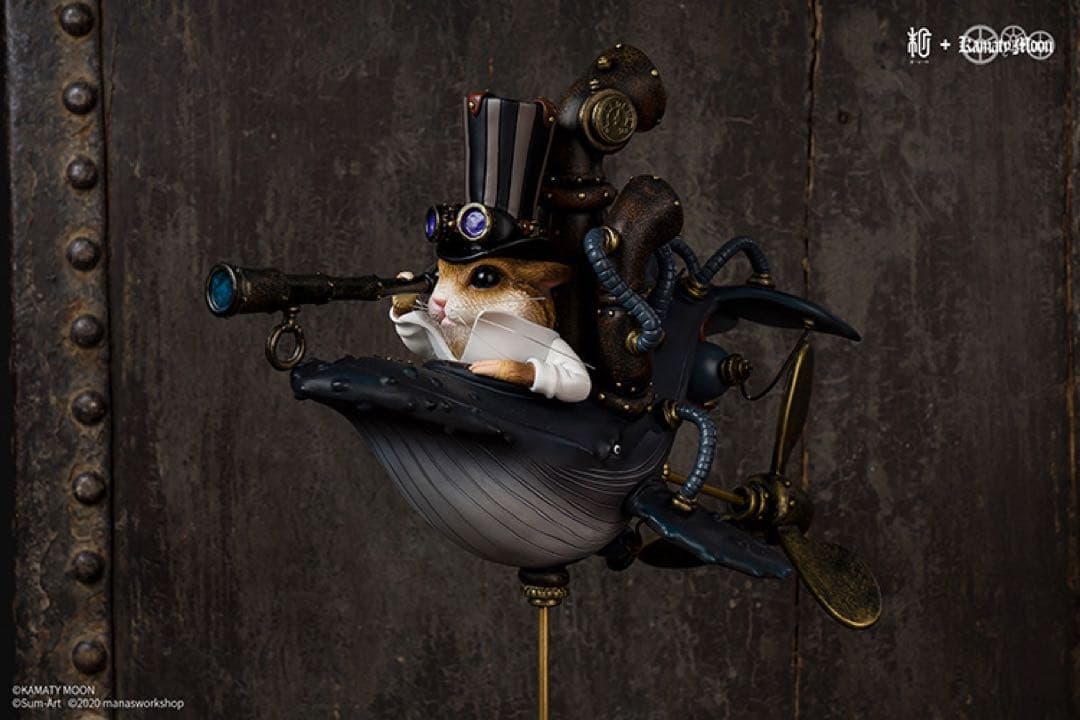 デザイナーズトイ 鎌田光司 鯨& ハムスター   実色版 トレトイフィギュア