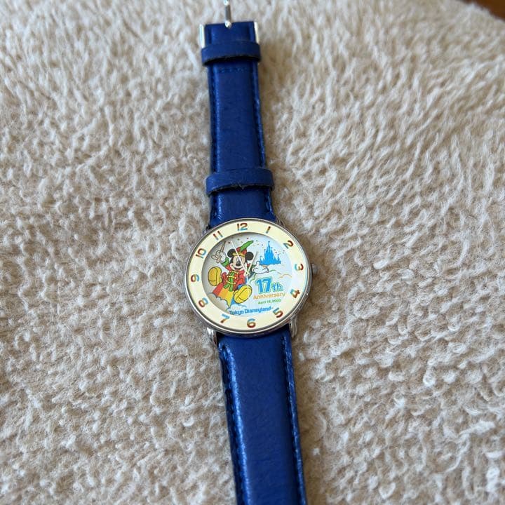 【ディズニーランド17周年】記念腕時計　シリアルナンバー入り