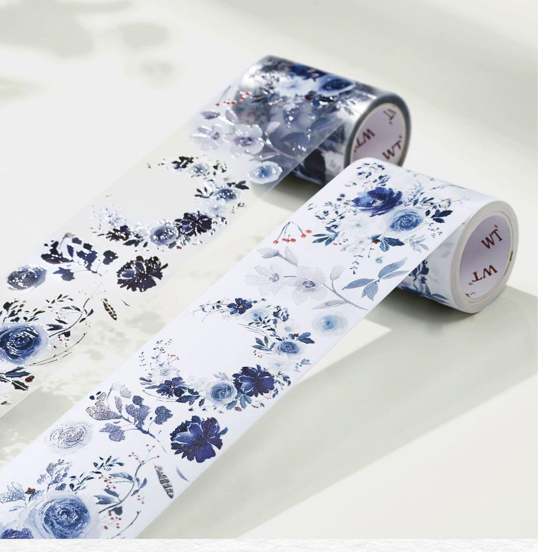 ⭐️SALE⭐️WT《霜色尽染》海外マスキングテープ　マステ 【2701】