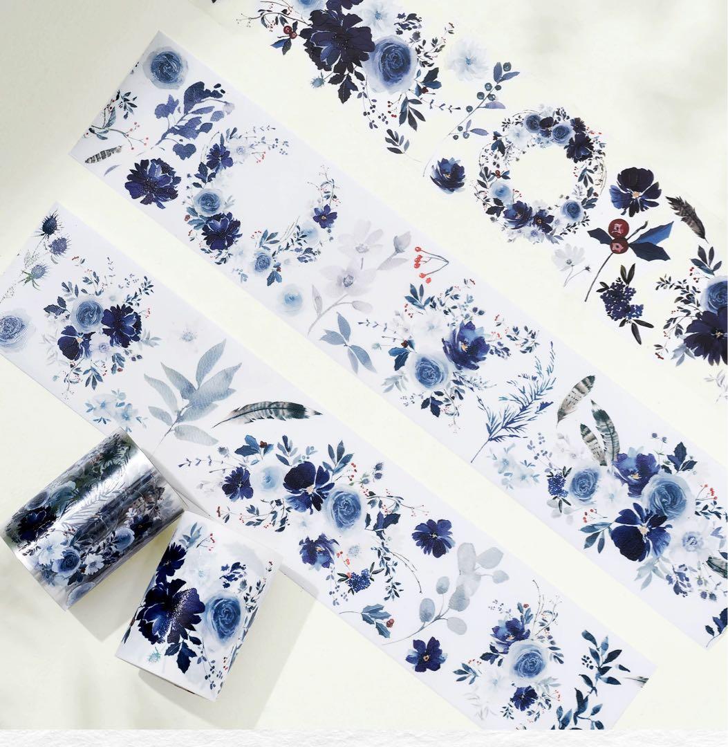 ⭐️SALE⭐️WT《霜色尽染》海外マスキングテープ　マステ 【2701】