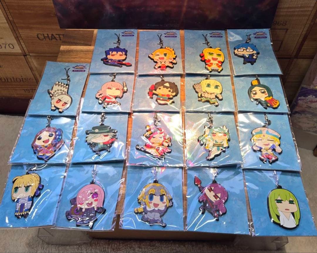 Fate/Grand Order FGフェス ラバーチャーム 全19種