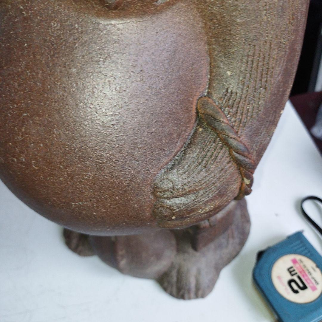 陶器製 たぬきの置物 約40センチm