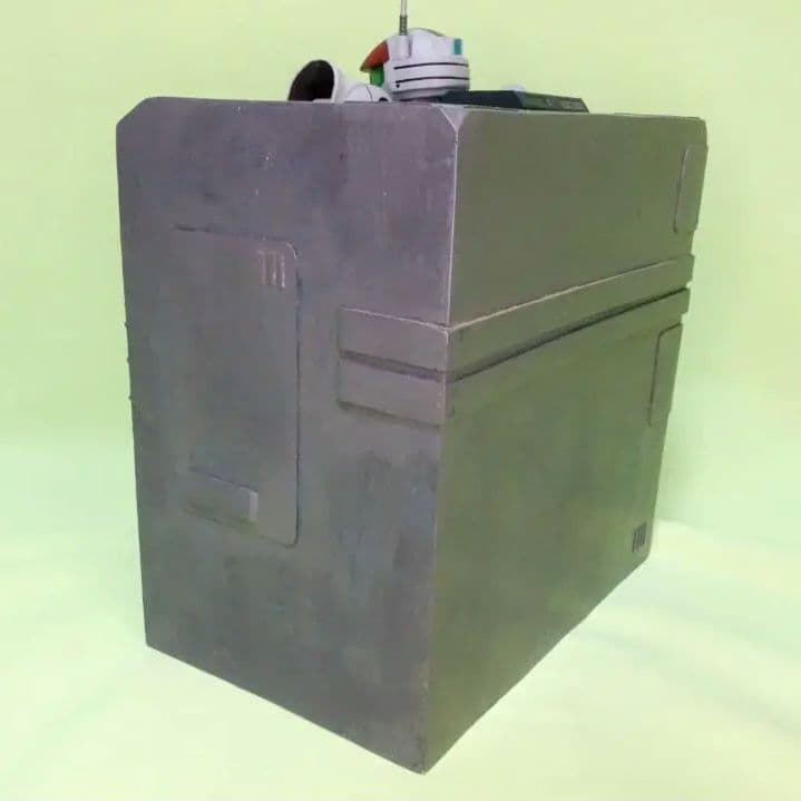 【全塗装完成品】1/100　ラウンド・バーニアン・バイファム ／整備ハンガー付