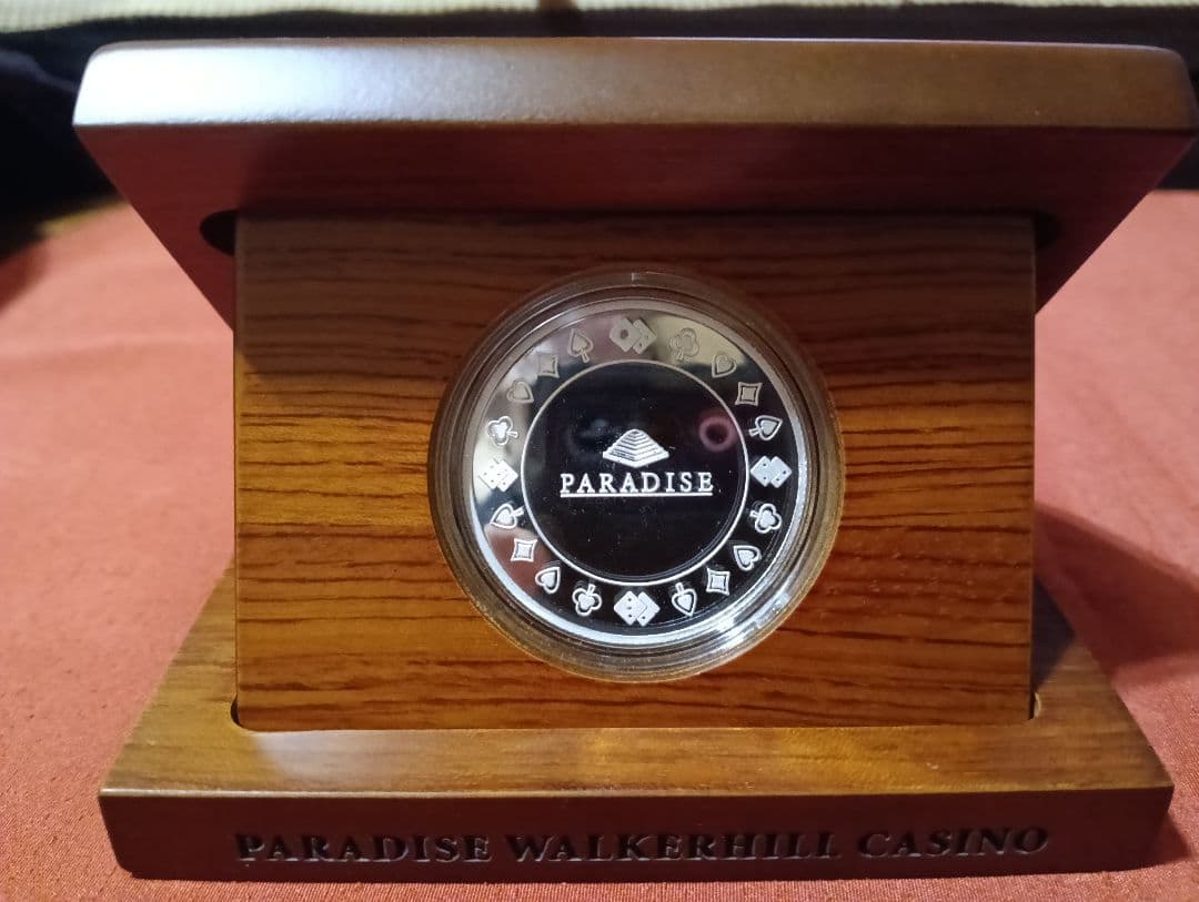 ☆超激レア！☆第37回 バカラ・トーナメント記念純銀メダル 【品位：99.9％】