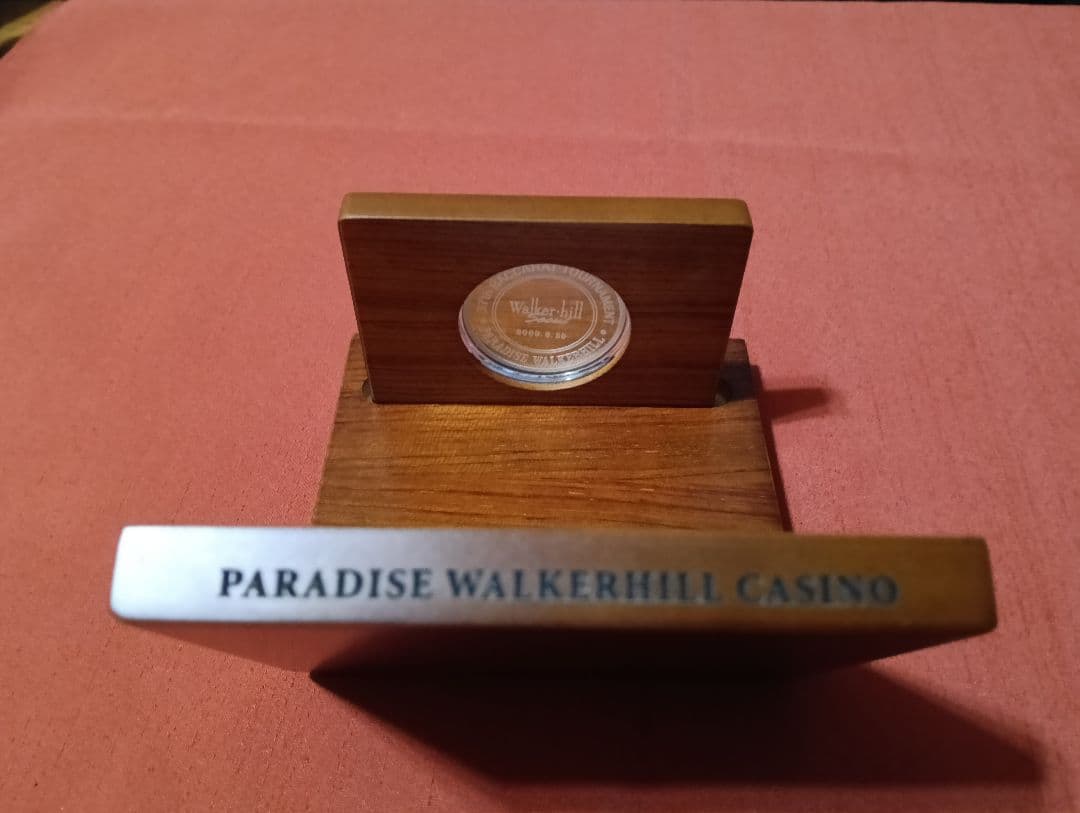 ☆超激レア！☆第37回 バカラ・トーナメント記念純銀メダル 【品位：99.9％】