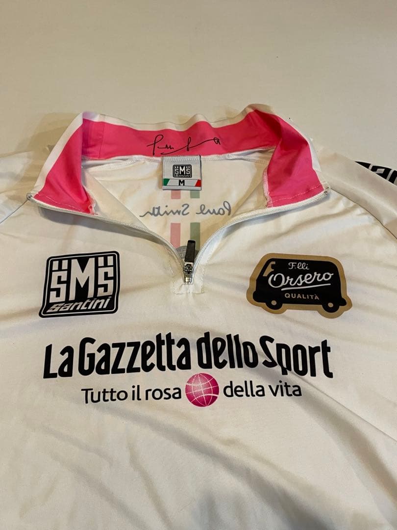 Paul Smithデザイン ジロデイタリアジャージSantini　サイズM