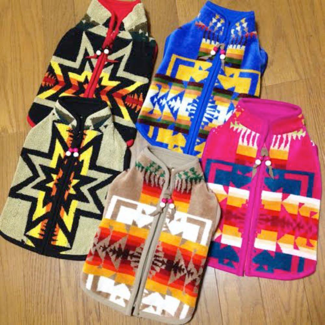 PENDLETON×entourage別注のドッグウェア犬服／ベージュ