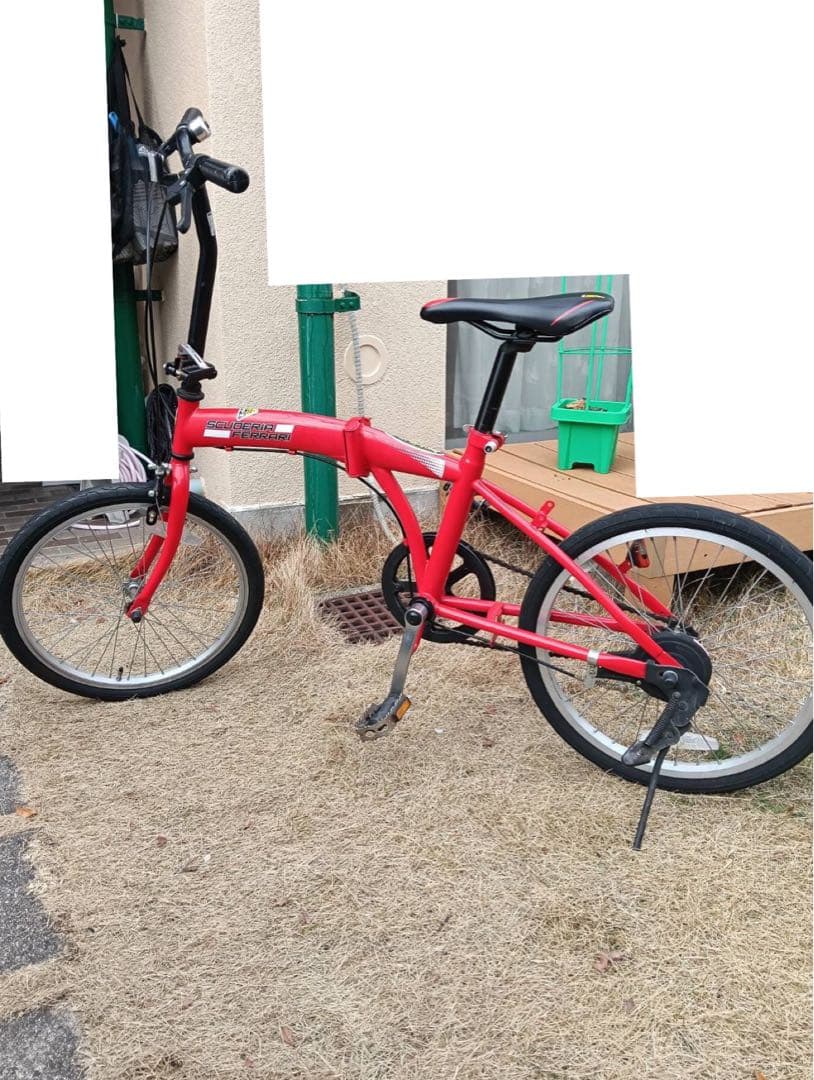 【2月末まで】フェラーリ 折りたたみ 20インチ　Ferrari 赤　レッド