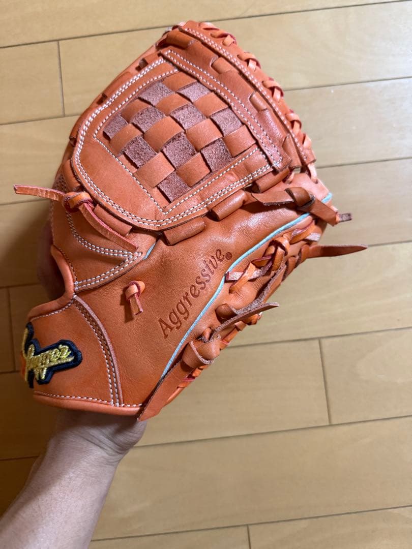 久保田スラッガー 軟式グローブ オレンジ　内野用　限定品