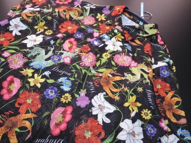 ダンスウィズドラゴン 半袖ポロシャツ サイズ 5 ゴルフウェア メンズ