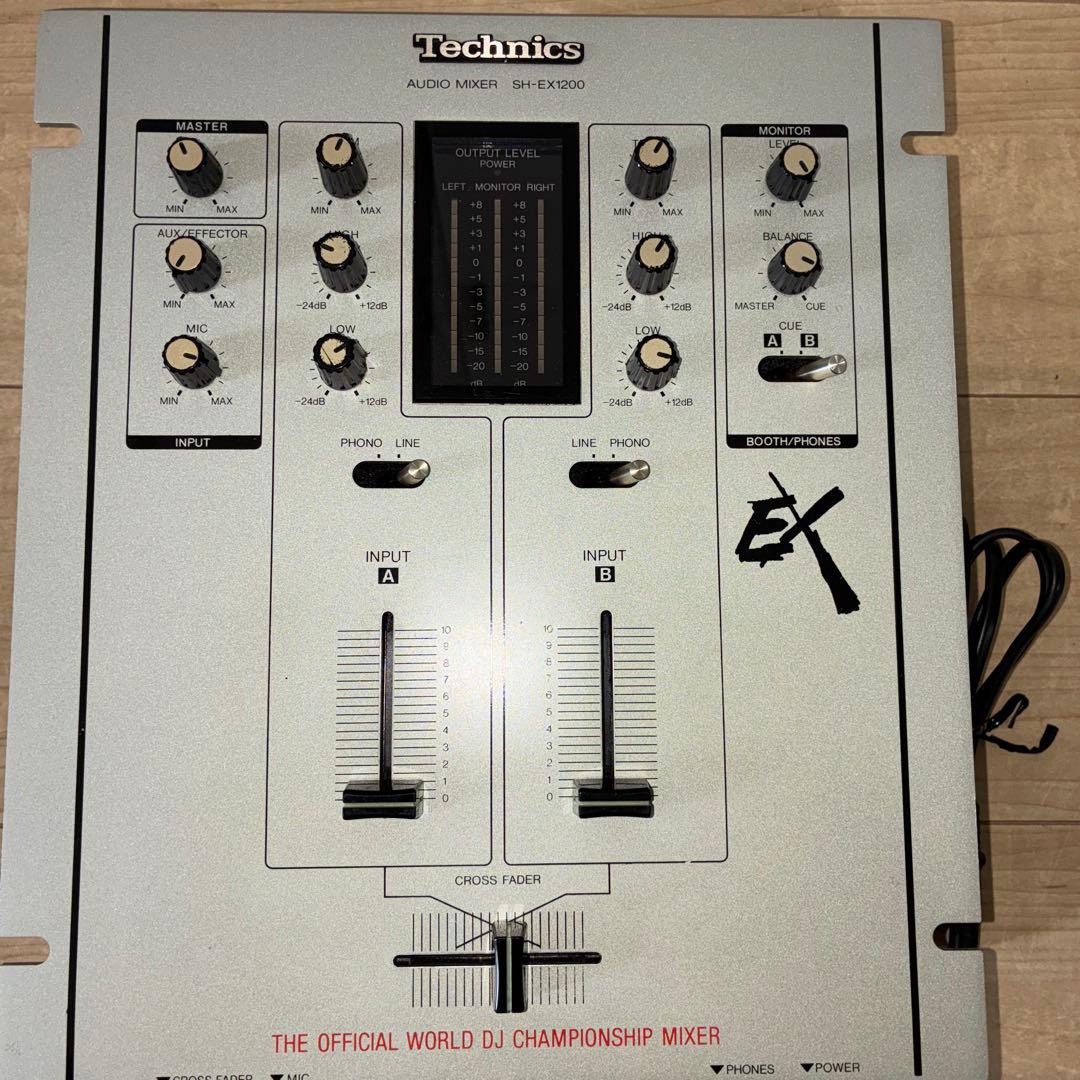 Technics DJミキサー SH-EX1200 動作確認済