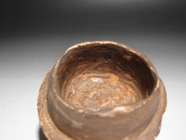 ☆　時代　布袋香合　表千家　九代了々斎在判・十三代即中斎追書　二重箱☆y594