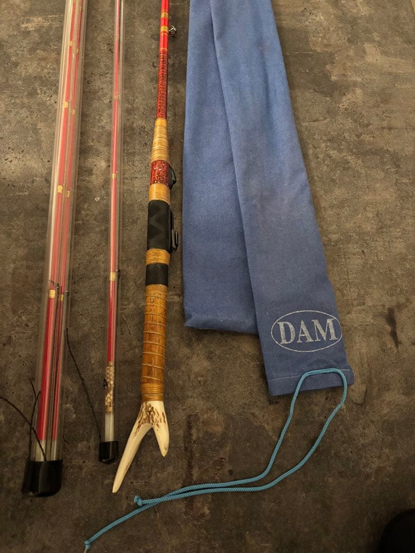 DAMオリジナル　筏竿　かかり釣り