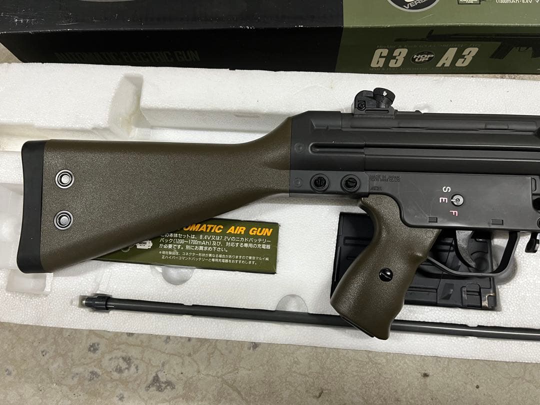 東京マルイ純正電動ガンG3A3絶版品　トイガン　玩具　エアガン　動作確認済み