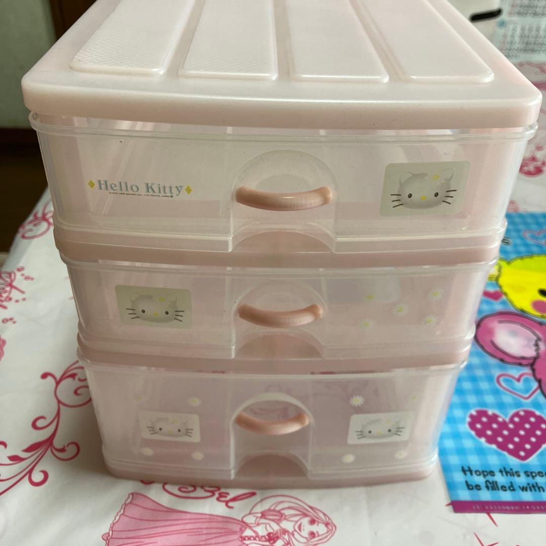 サンリオ　ハローキティ　バスケット他セット〜OSH