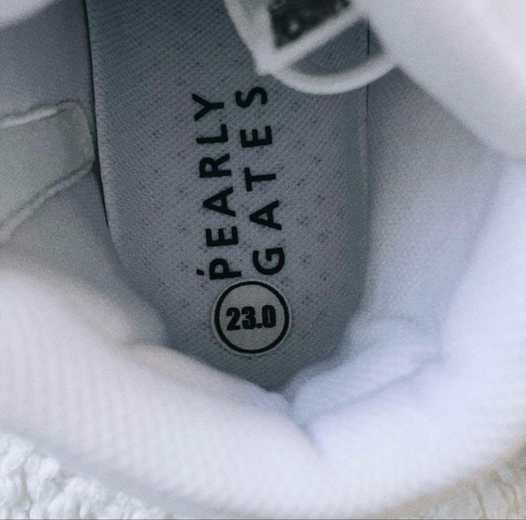 【35,200円新品】パーリーゲイツ　ゴルフ ミドルカット スパイク 23 白