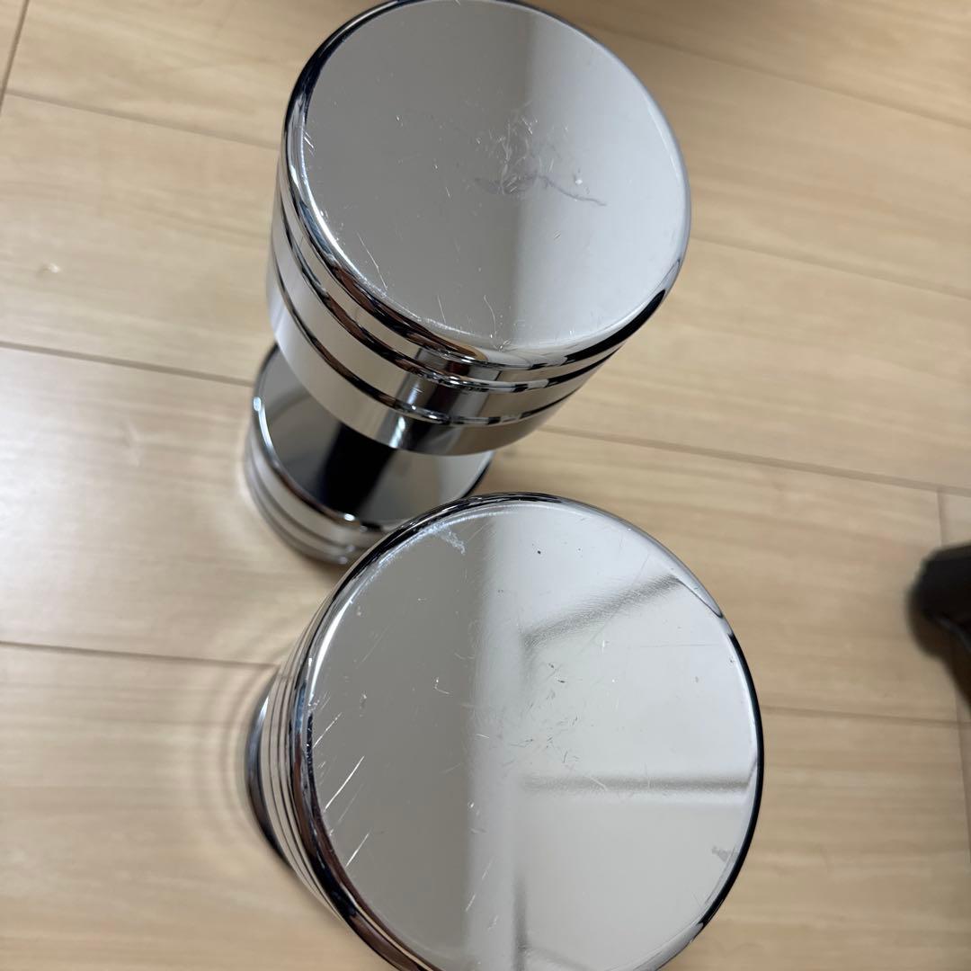 NORTH DEERダンベル 可変式 小型 スチール製 15kg2個