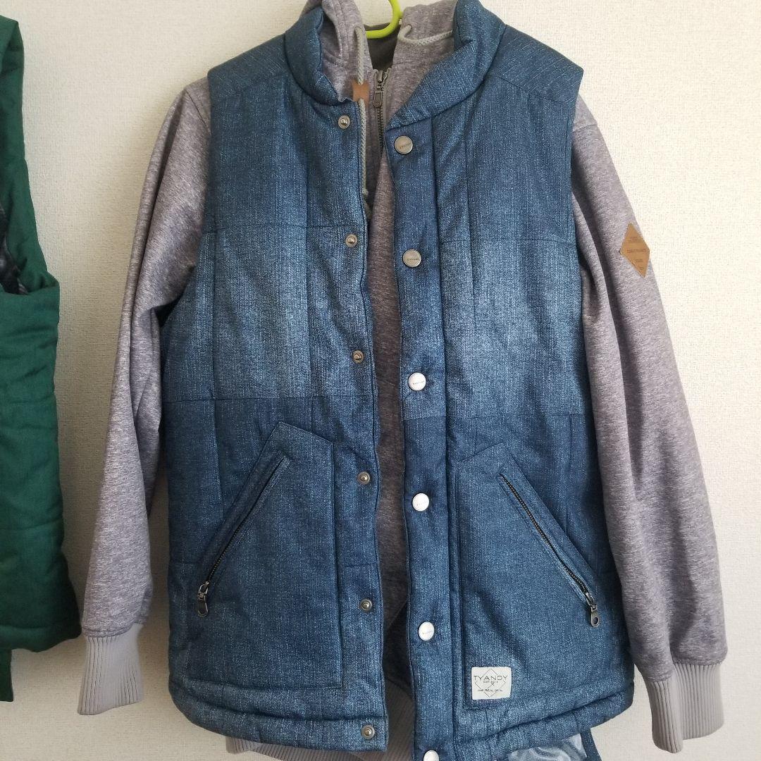 スノーボードウェア ベスト 3点セット ウェア スノーボード お洒落 S