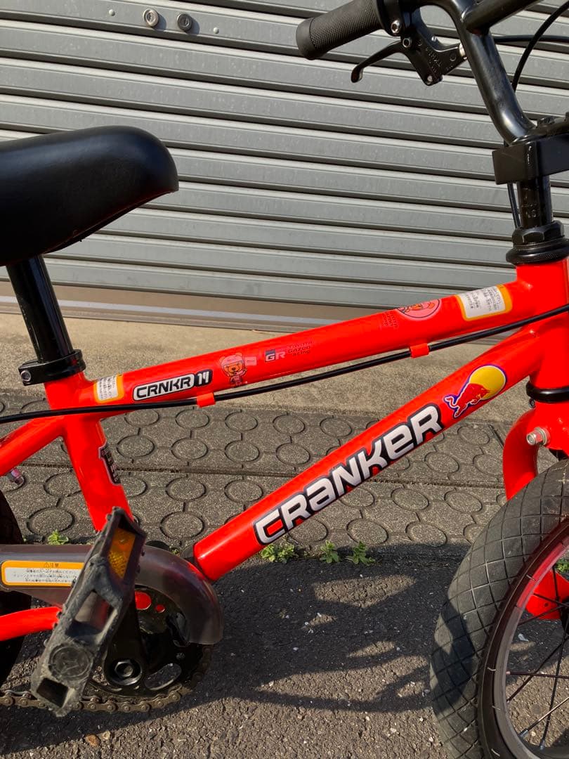 Badass company 　CRANKER 幼児用自転車 赤14インチ