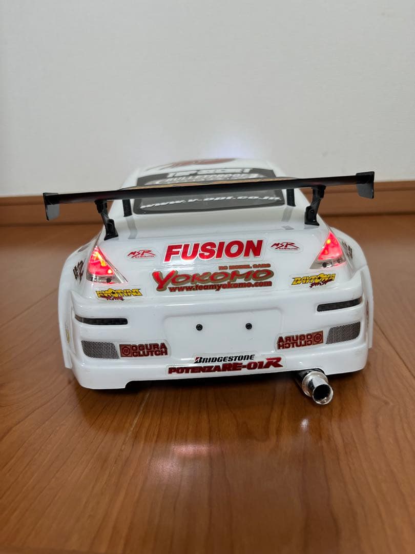 1/10 ラジコンドリフト ドリパケ Z33 LED電飾付おまけボディER34