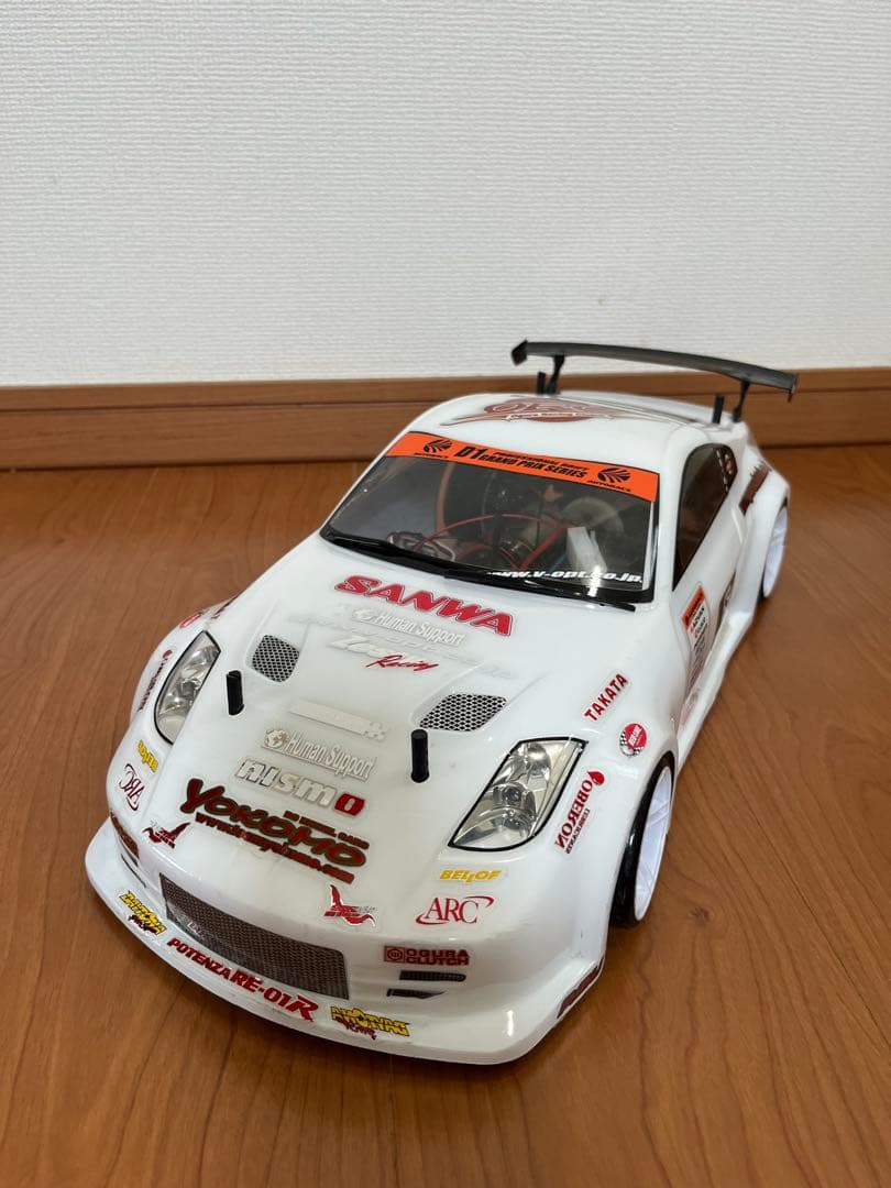 1/10 ラジコンドリフト ドリパケ Z33 LED電飾付おまけボディER34