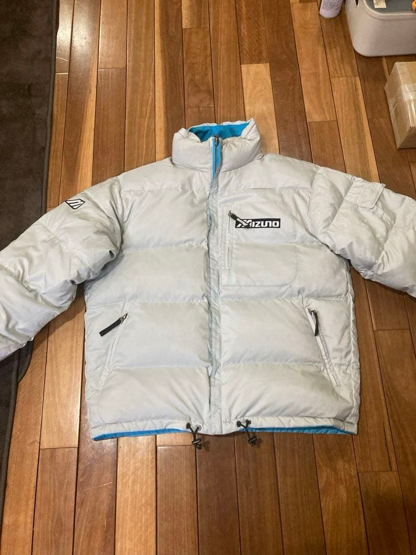 【美品】Mizunoミズノスキーウェア ダウンジャケット リバーシブル サイズL