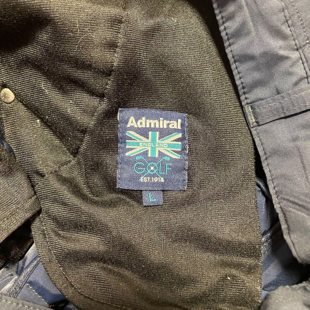 【ADMIRAL GOLF】秋冬 中綿入り 防寒ゴルフパンツ L