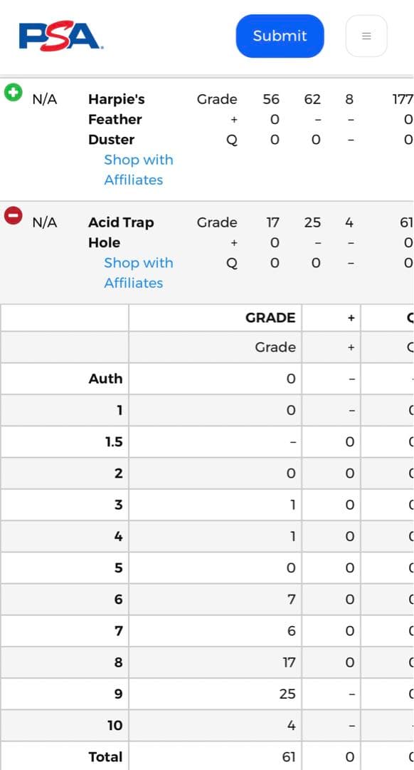 【PSA10】硫酸のたまった落とし穴　初期 ウルトラレア