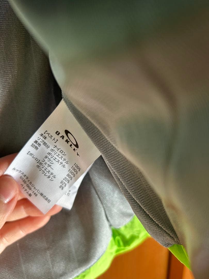 オークリー　L 2way ゴルフウェア　ダウンベスト