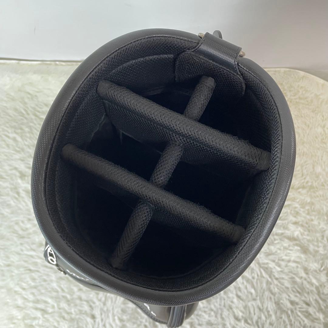 人気✨良品✨マンシングウェア キャディバッグ カート式 軽量 ペンギンロゴ 黒