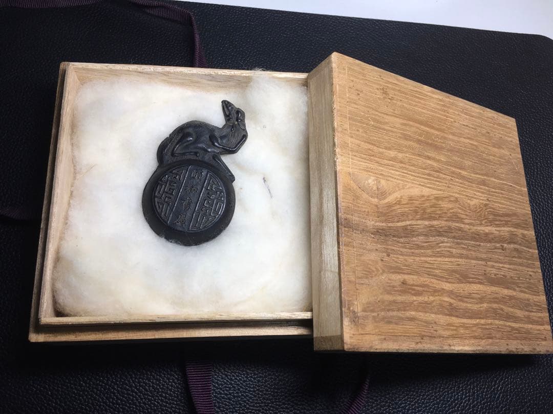 中国　墨　古墨　唐墨　箱付き　骨董品　筆　硯　書道具