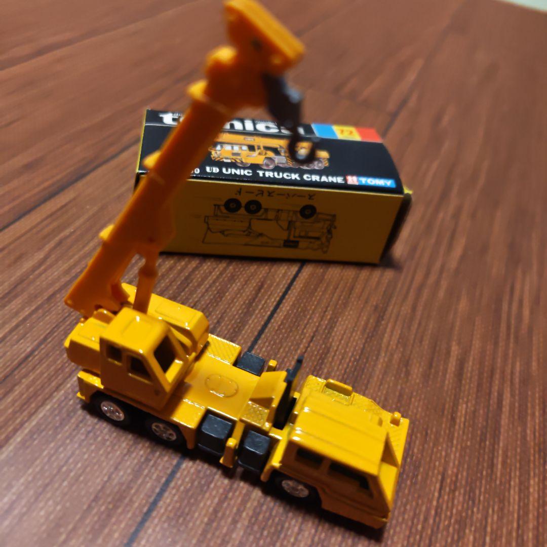 ＃トミカ72 ＃黒箱＃昭和　UD UNIC TRUCK CRANE 1/150