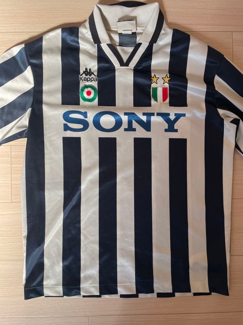 ユベントス 95/96 ホーム長袖ユニフォーム　L
