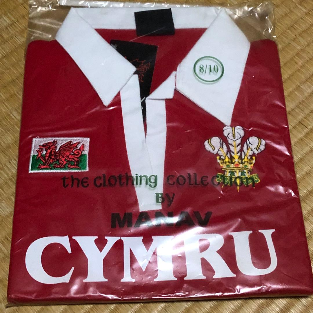 MANAV 赤 ラガーシャツ 8/10