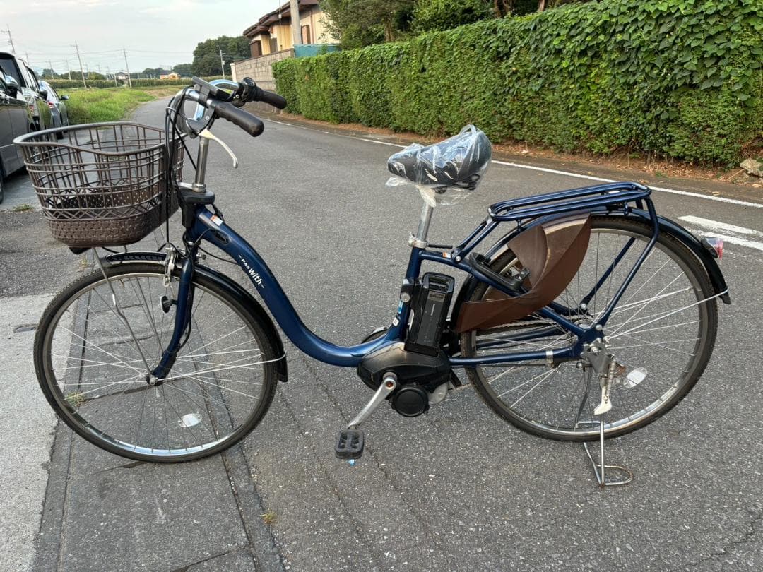 目黒までのお届け代込み　PAS WITH　12.3Ah　26インチ　電動自転車