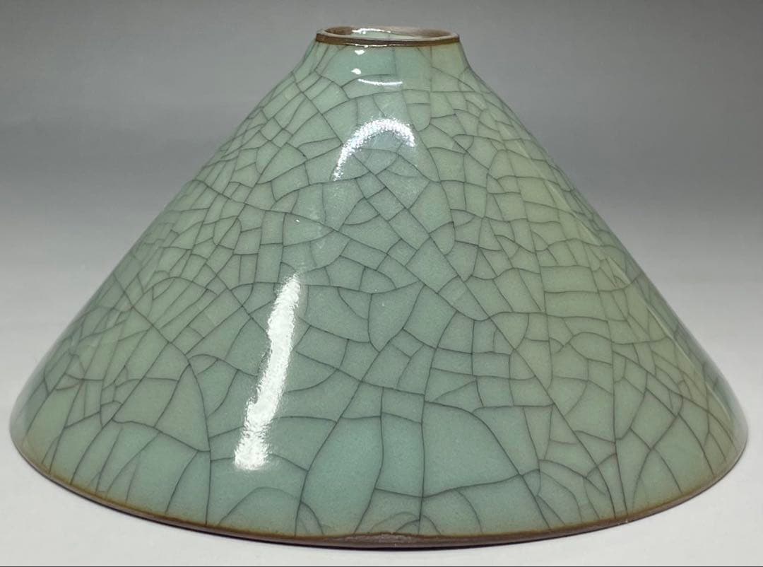 高麗青磁　李朝　茶碗　箱付　X559