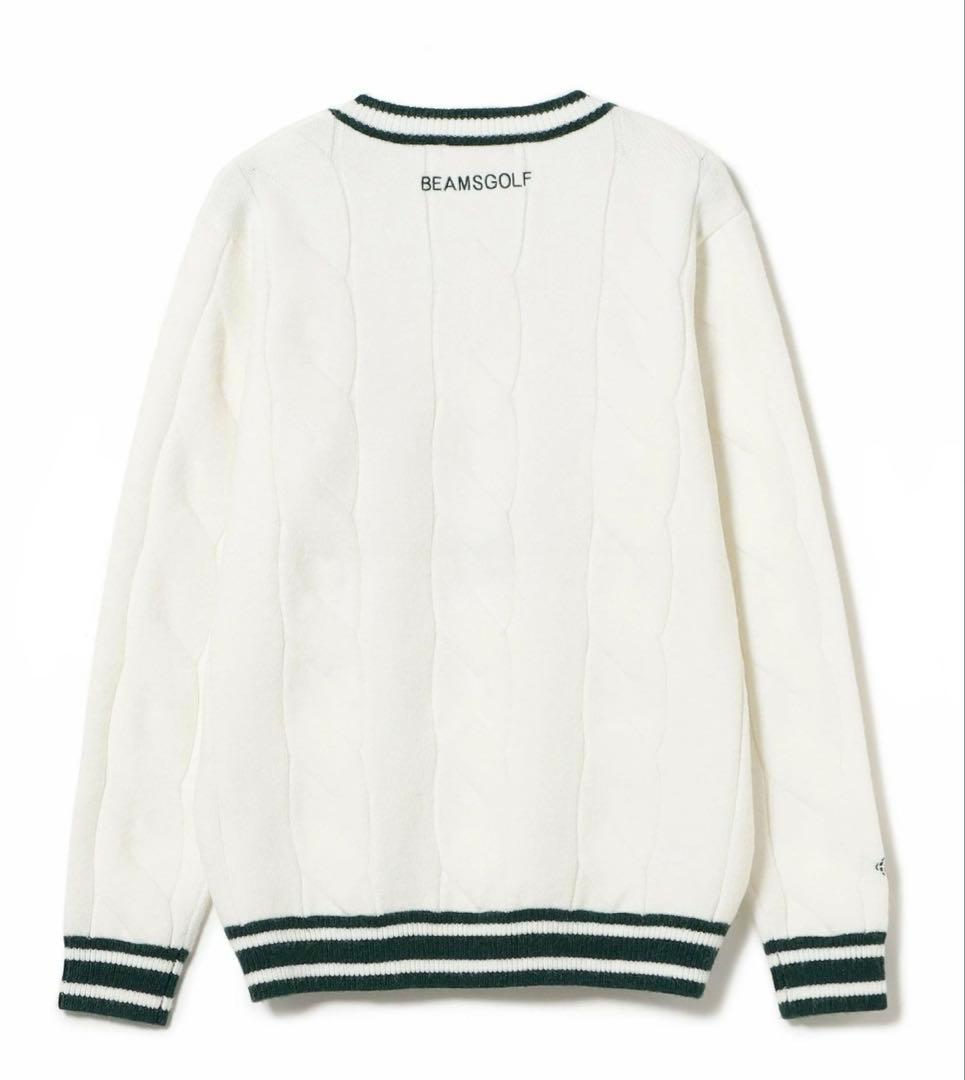 BEAMS GOLF Vネック ニット　メンズLサイズ