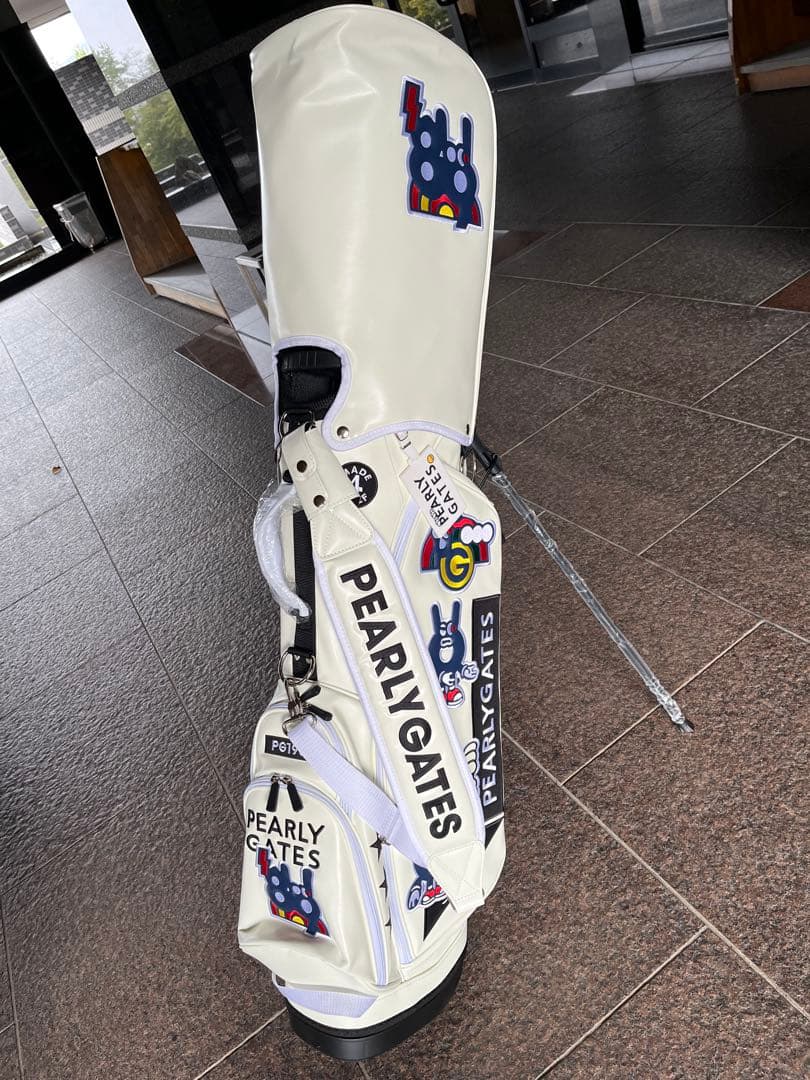 PEARLY GATES ゴルフバッグ・キャディバッグ　ホワイト　白