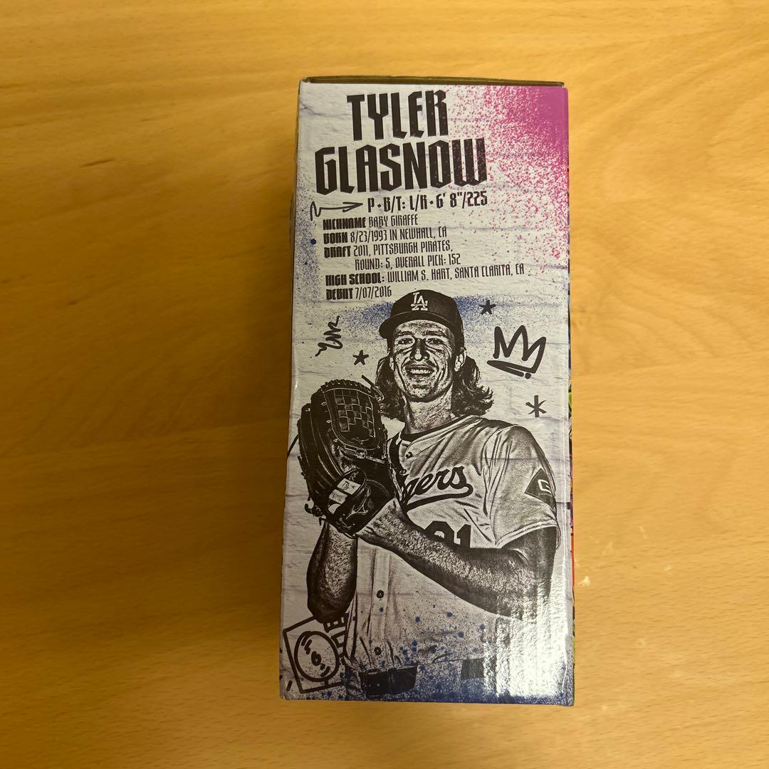 タイラーグラスノー　ボブルヘッド人形 ロサンゼルスドジャース　2024配布物