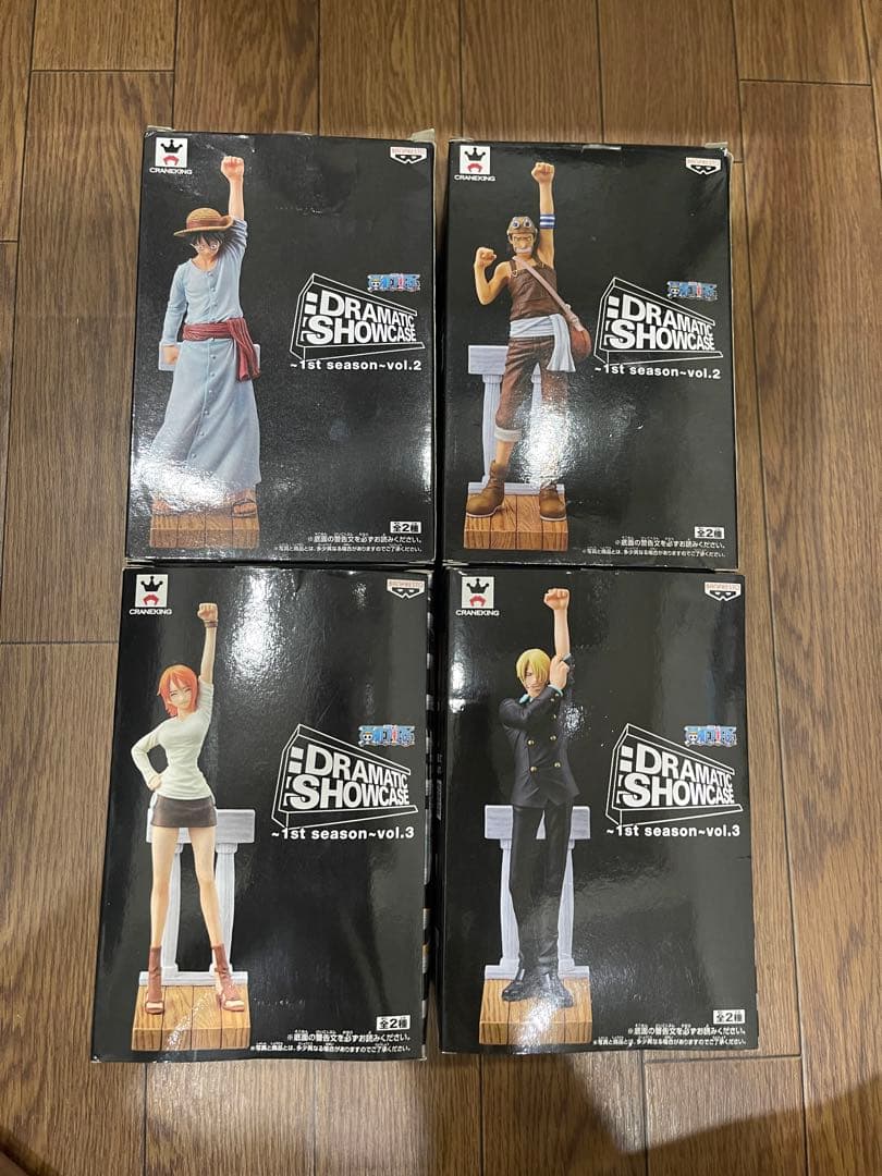 【期間限定値下げ)】ワンピース　DRAMATIC SHOWCASE 4体セット